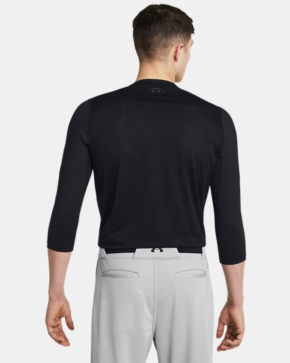 Men's UA Iso-Chill ¾ Sleeve Shirt, Black, pdpMainDesktop image number 1